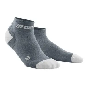 CEP Compression Ultralight Low Cut Women's Compression Socks (Grey/Light Grey)