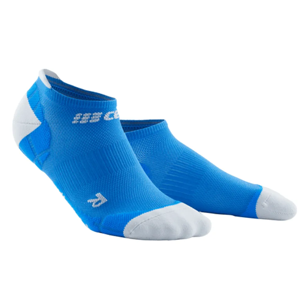 CEP Compression Ultralight No Show Women's Compression Socks (Electric Blue/Light Grey)