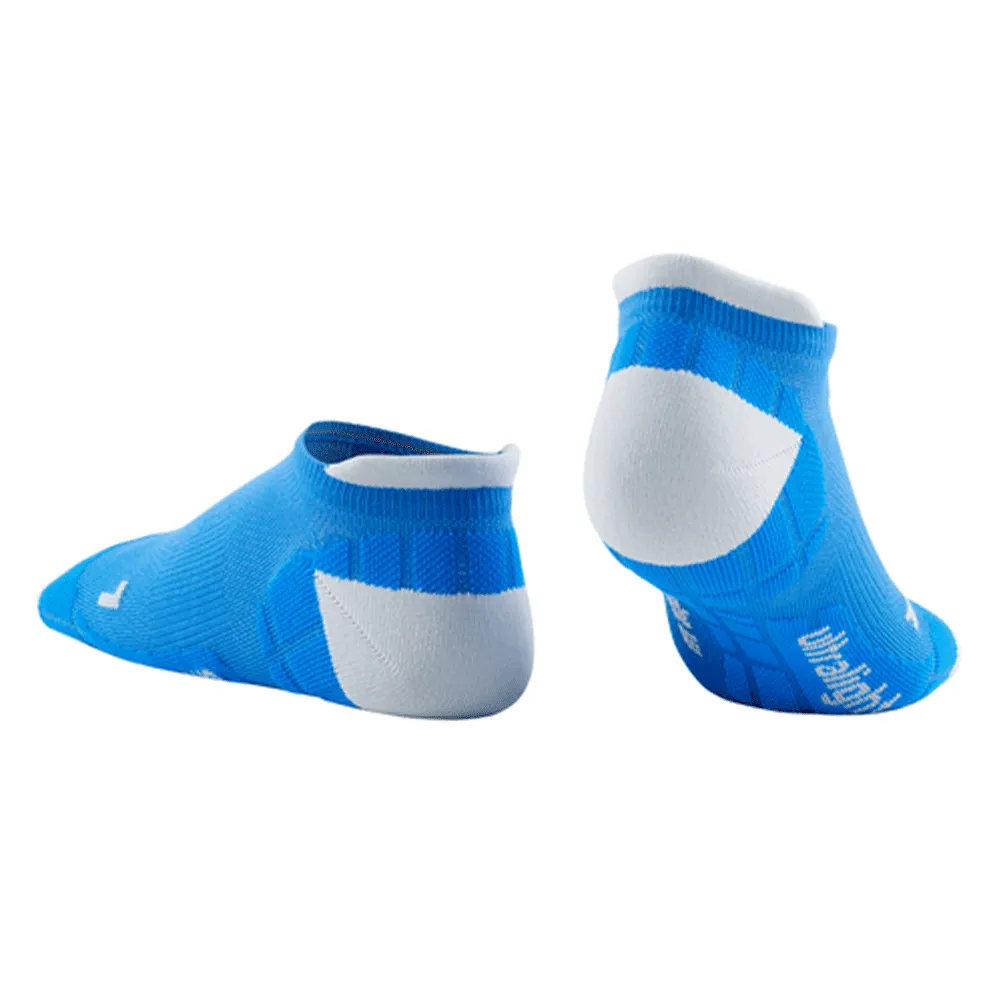CEP Compression Ultralight No Show Women's Compression Socks (Electric Blue/Light Grey)