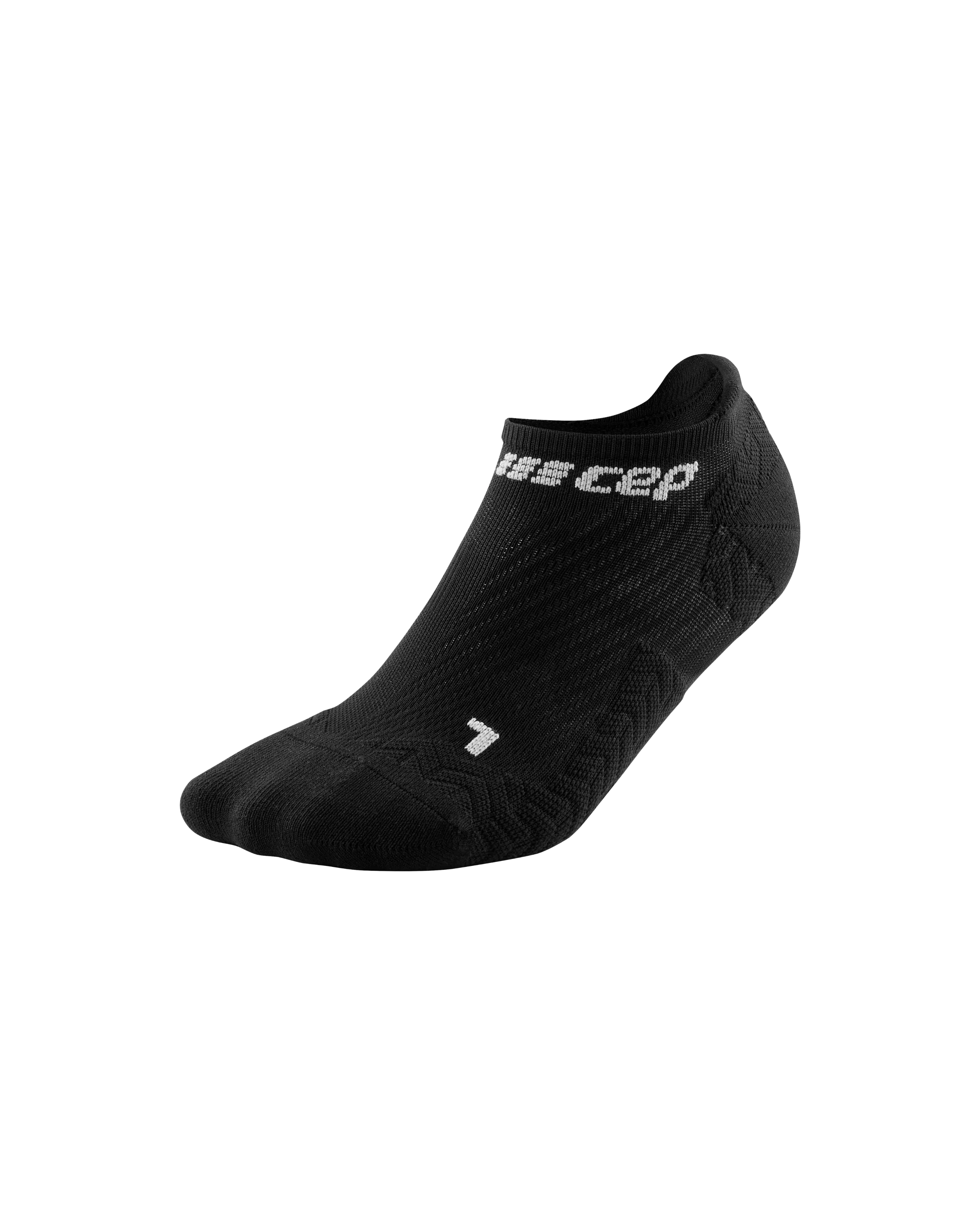 CEP Compression Ultralight No Show Women's Running Socks (Ultralight Black)