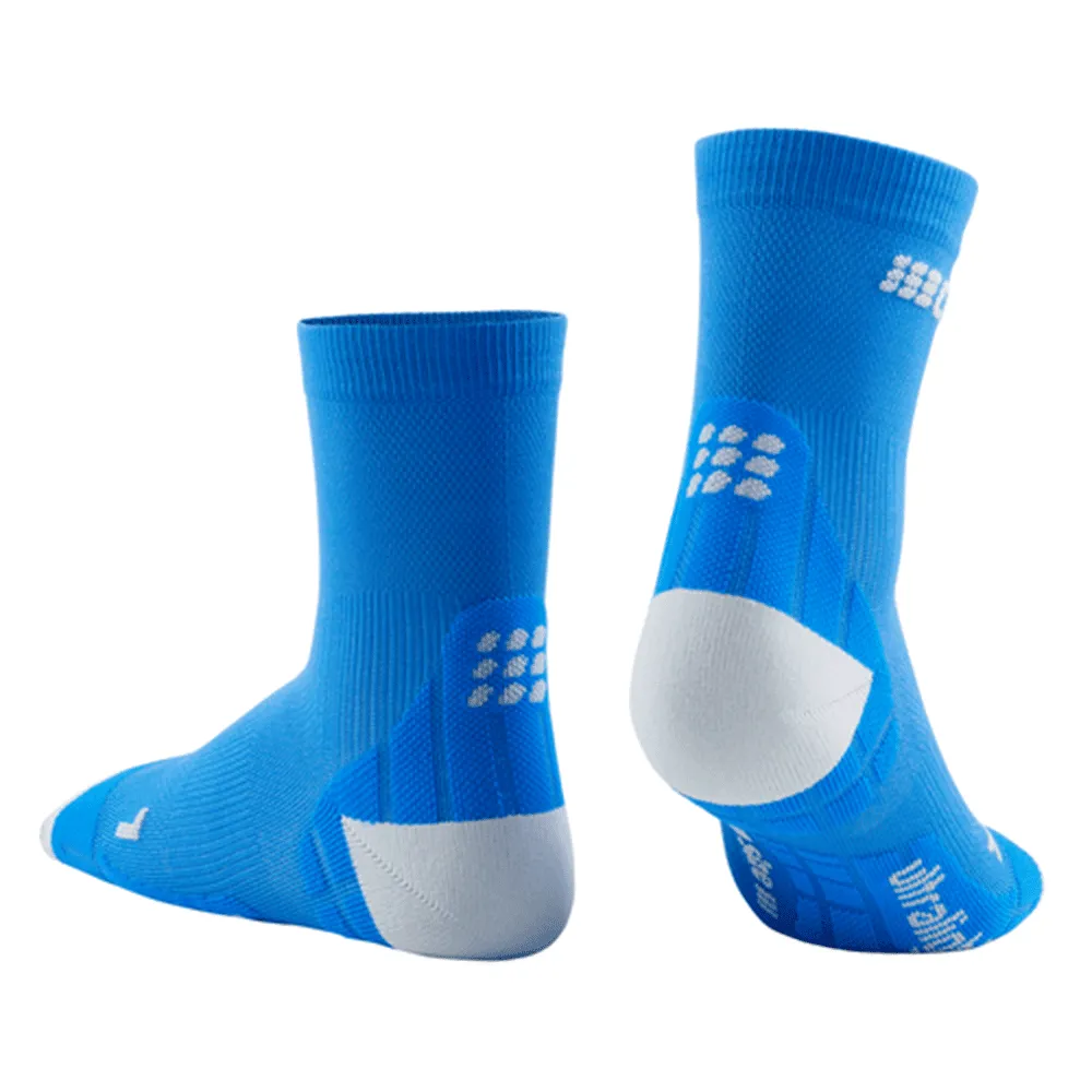 CEP Compression Ultralight Short Women's Compression Socks (Electric Blue/Light Grey)