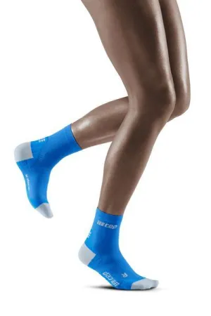 CEP Compression Ultralight Short Women's Compression Socks (Electric Blue/Light Grey)