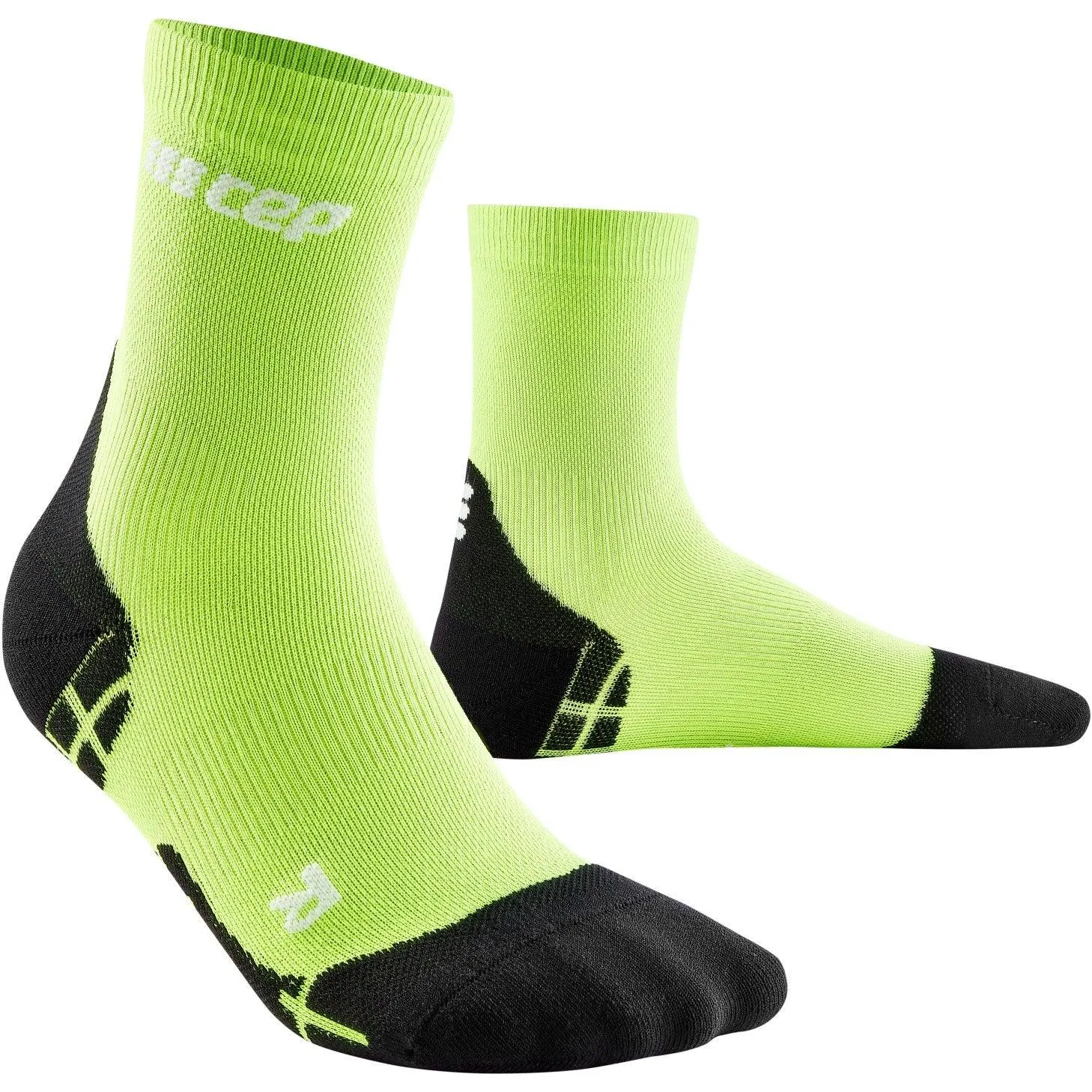 CEP Compression Ultralight Short Women's Compression Socks (Flash Green/Black)