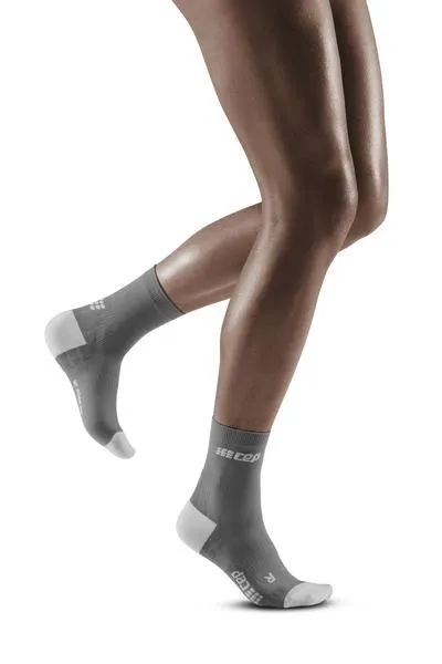 CEP Compression Ultralight Short Women's Compression Socks (Grey/Light Grey)