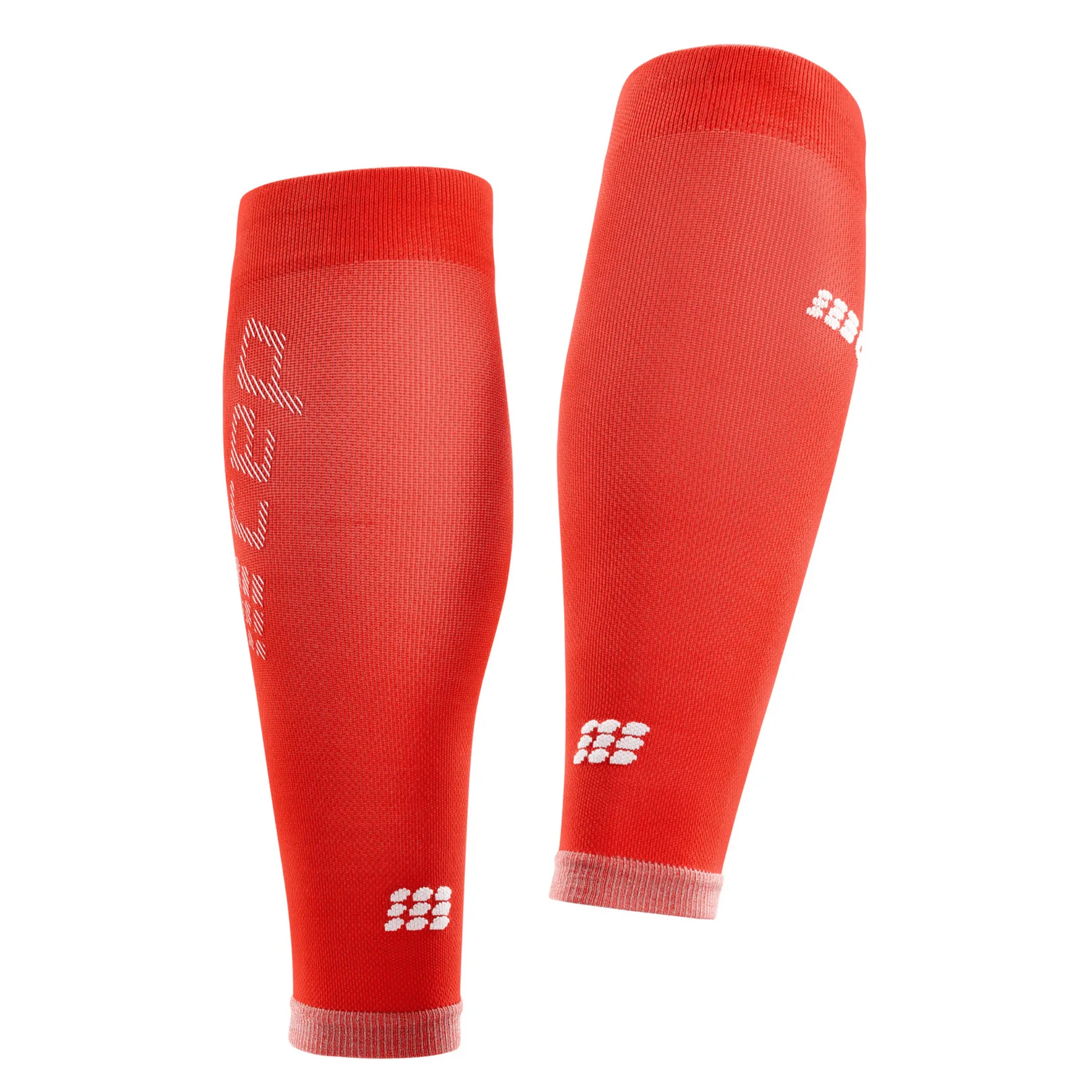CEP Ultralight Compression Men's Calf Sleeves (Lava/Light Grey)