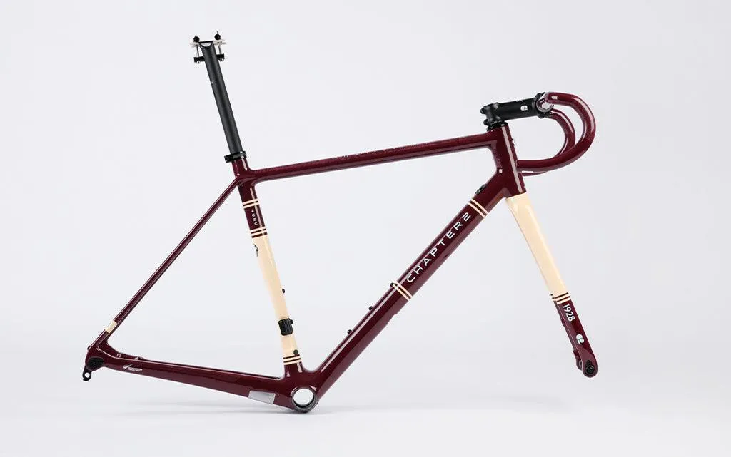 Chapter2 Huru Disc Brake Frameset (Maroon)