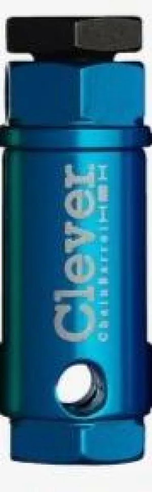 Clever Standard Chain Barrel AL W/ Valve Core Remover Handle (Blue)