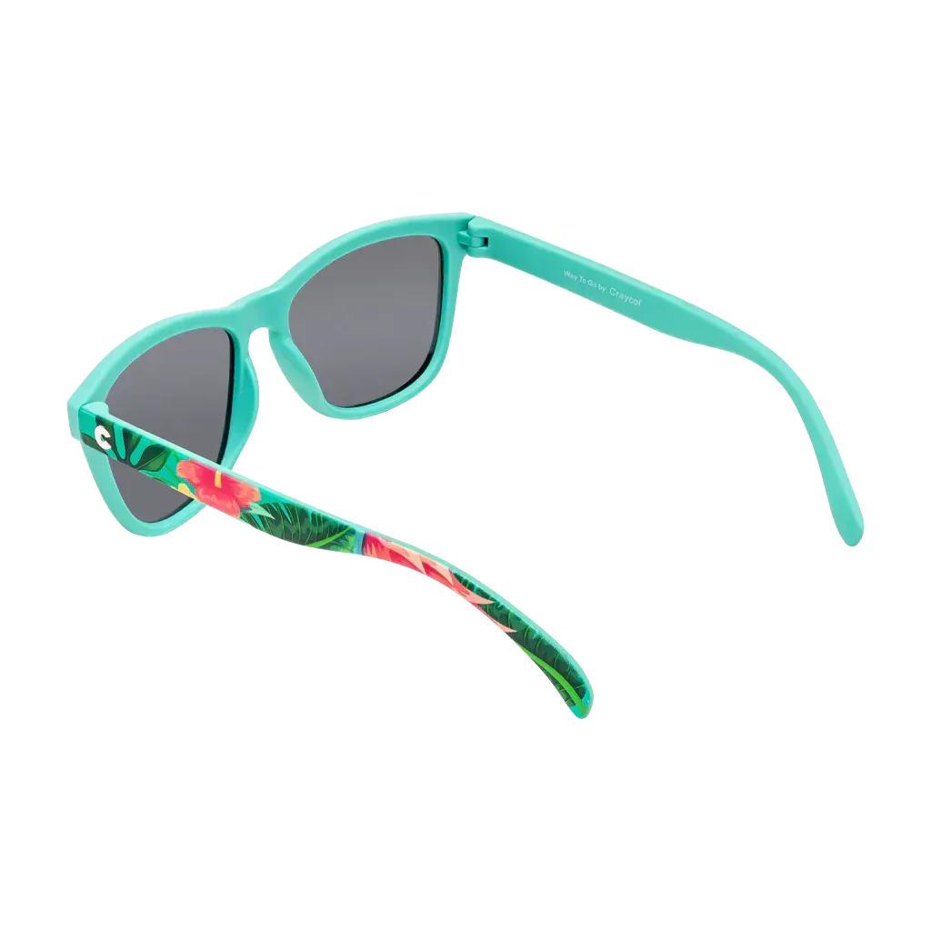 Craycol These Shades Buzzz Sunglasses (Grey Non Reflective/Turquoise Green)