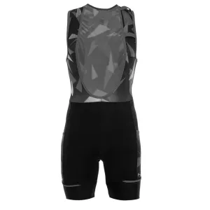 Funkier WareHouse Elite Mens Cycling Bibshorts (Black/Grey)