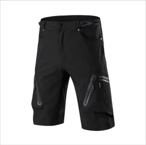 Gambitt Steezy Mens MTB Cycling Shorts (Black)