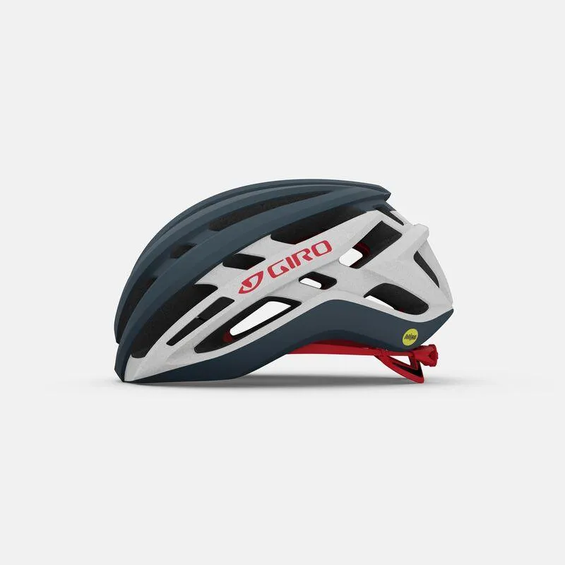 Giro Agilis Mips Road Cycling Helmet (Matte Midnight/White/Bright Red)