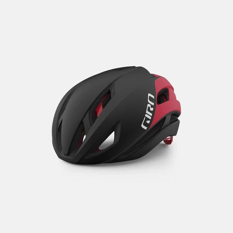 Giro Eclipse Spherical MIPS Road Cycling Helmet (Matte Black/White/Bright Red)