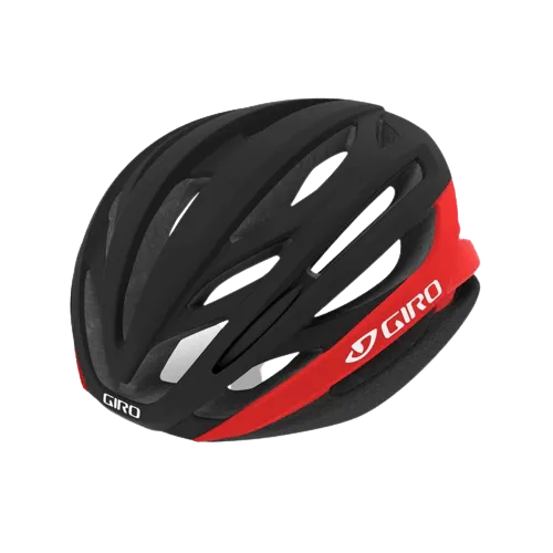 Giro Syntax MIPS Road Cycling Helmet (Matte Black/Bright Red)