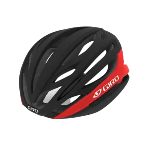 Giro Syntax MIPS Road Cycling Helmet (Matte Black/Bright Red)