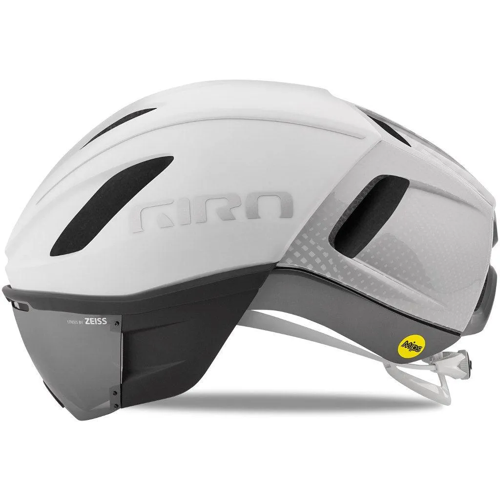 Giro Vanquish MIPS Aero Road Cycling Helmet (Matte White Silver)