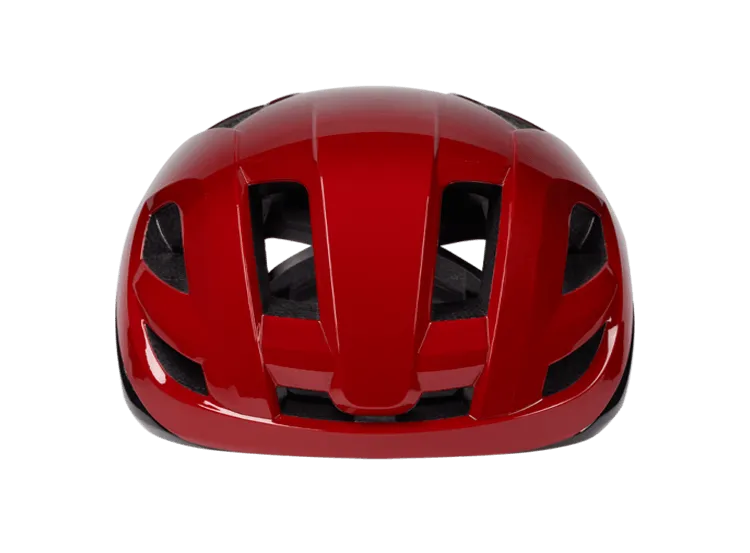 HJC Bellus Road Cycling Helmet (Matte Glossy Red Black)