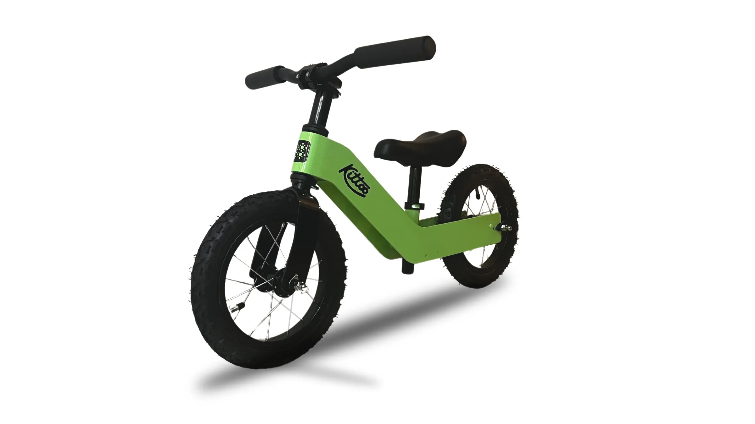 Kittoo No-Pedal Alloy Kids Balance Bicycle (Pista Green)