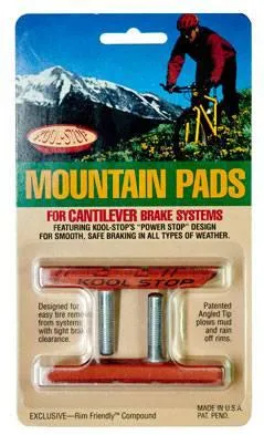 Kool Stop MTTSA MTB Rubber Rim Brake Pads (Salmon)