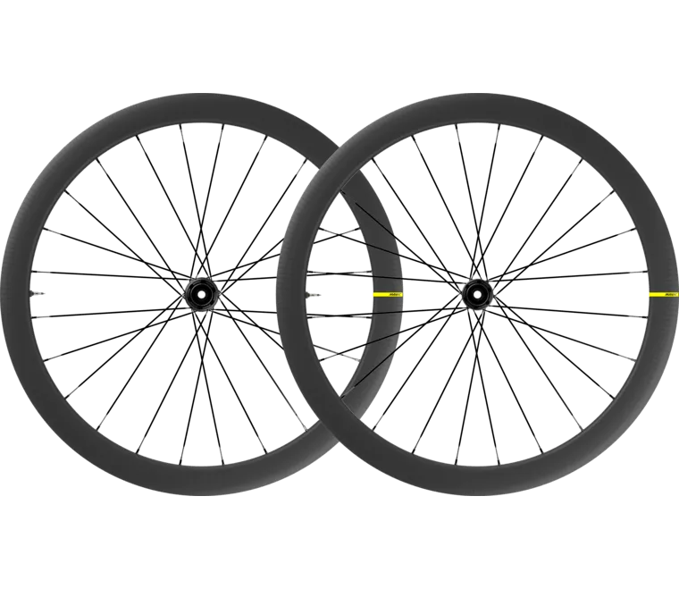 Mavic Cosmic SL 45 Carbon Tubeless Disc Brake Wheel - Shimano/Sram (Black)