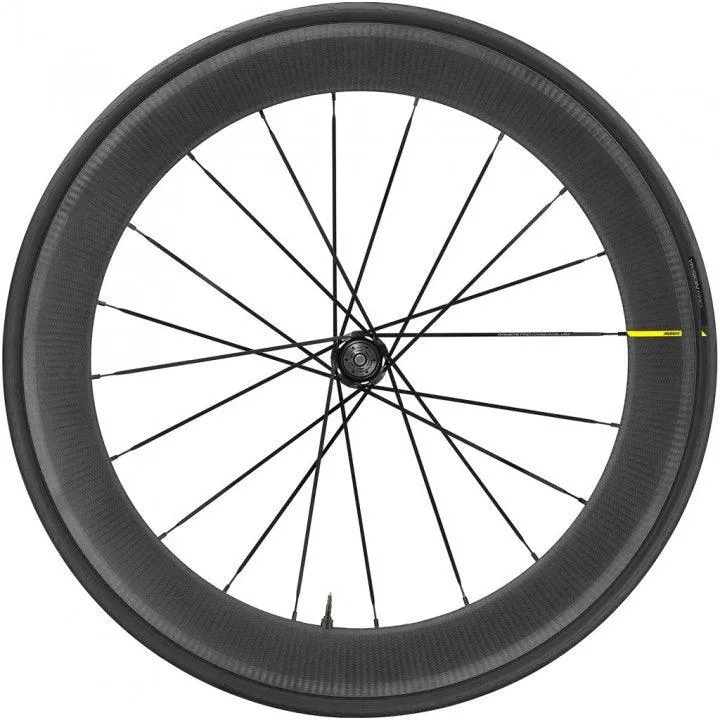 Mavic Ecllipse Pro Carbon Tubeless Rim Brake Wheel (Black)