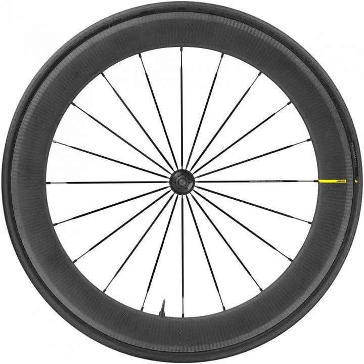 Mavic Ecllipse Pro Carbon Tubeless Rim Brake Wheel (Black)