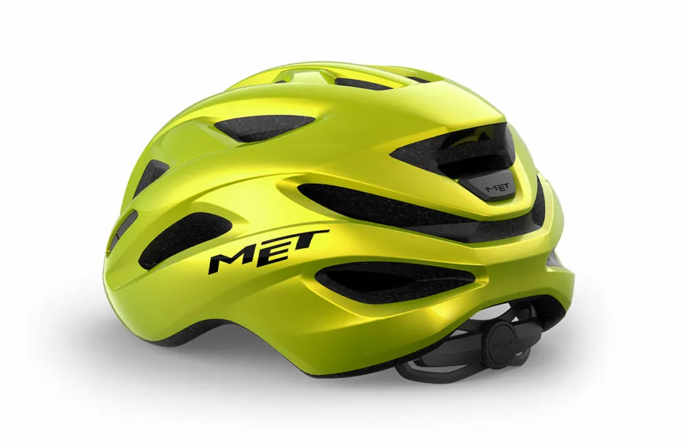 MET Idolo Road Cycling Helmet (Lime Yellow Metallic Glossy)