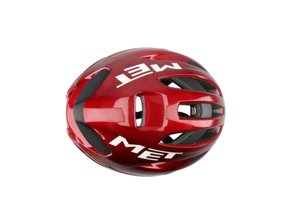 MET Rivale MIPS Road Cycling Helmet (Red Metallic/Glossy)