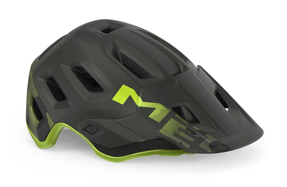 MET Roam MIPS MTB Cycling Helmet (Camo/Lime Green/Matt)