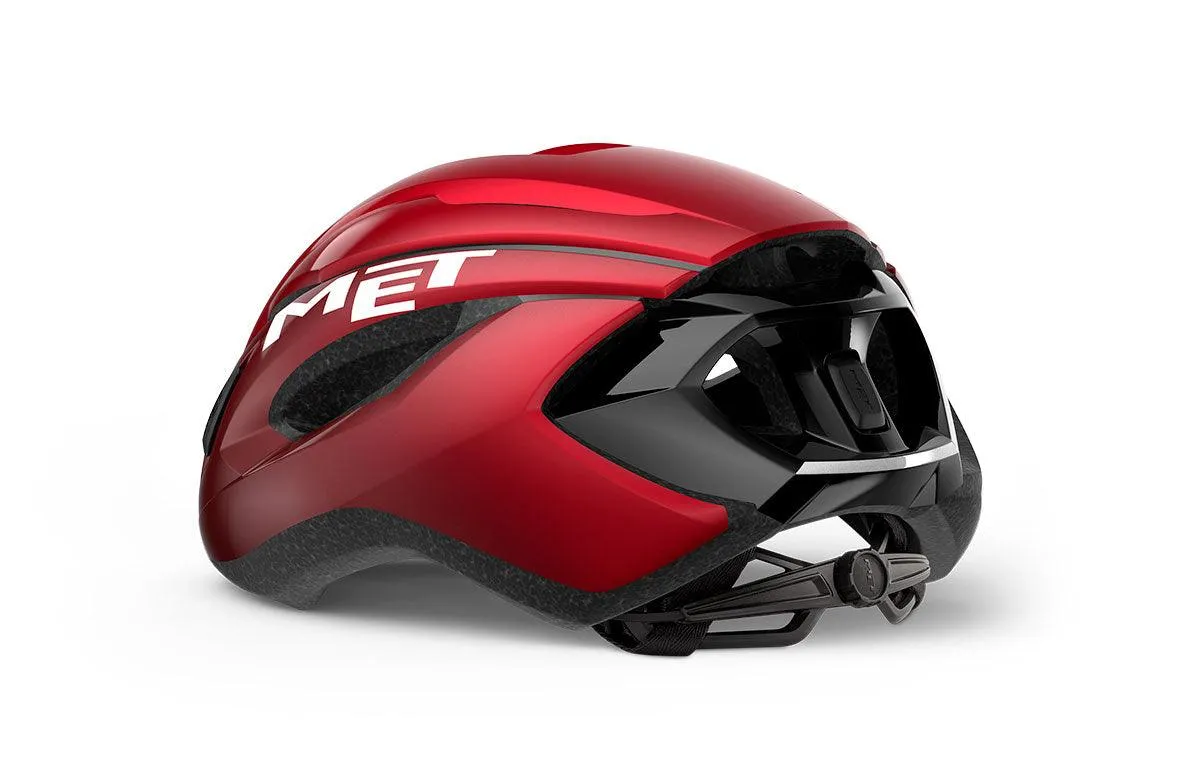 MET Strale Road Cycling Helmet (Red Metallic Glossy)