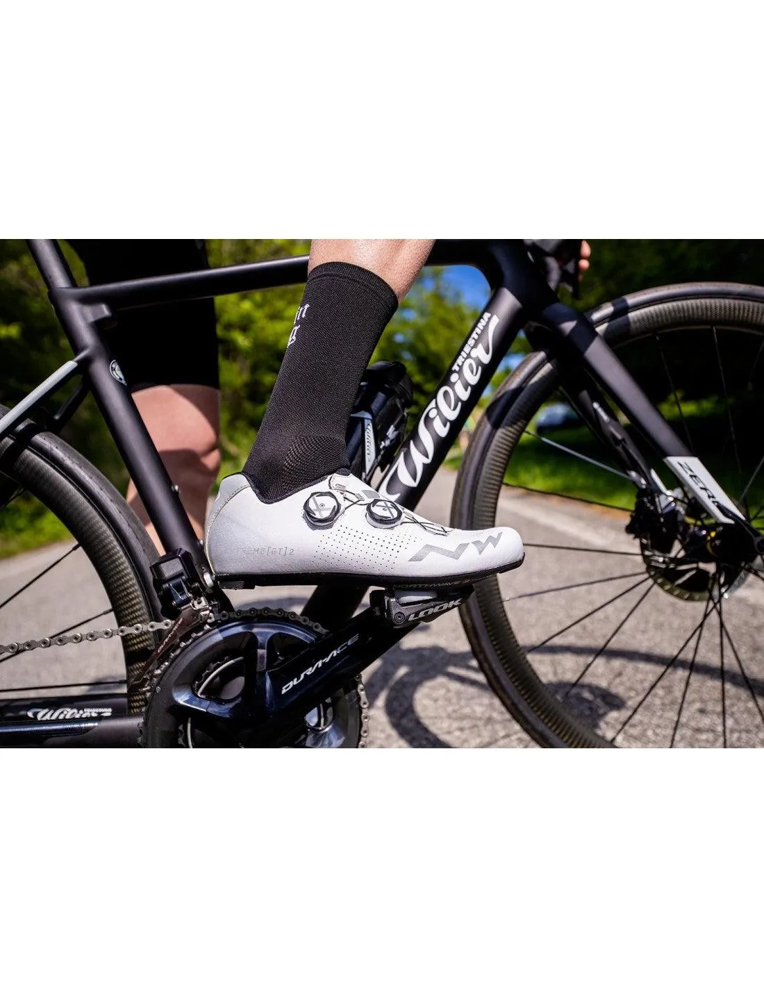 Northwave Chain Gang Unisex Cycling Socks (Black)