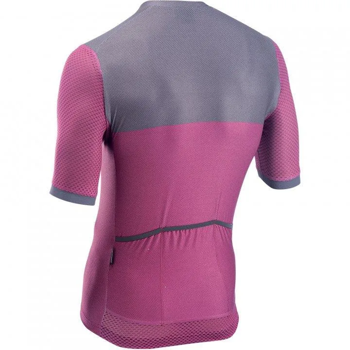 Northwave Storm Air Mens Cycling Jersey (Plum/Dark Grey)
