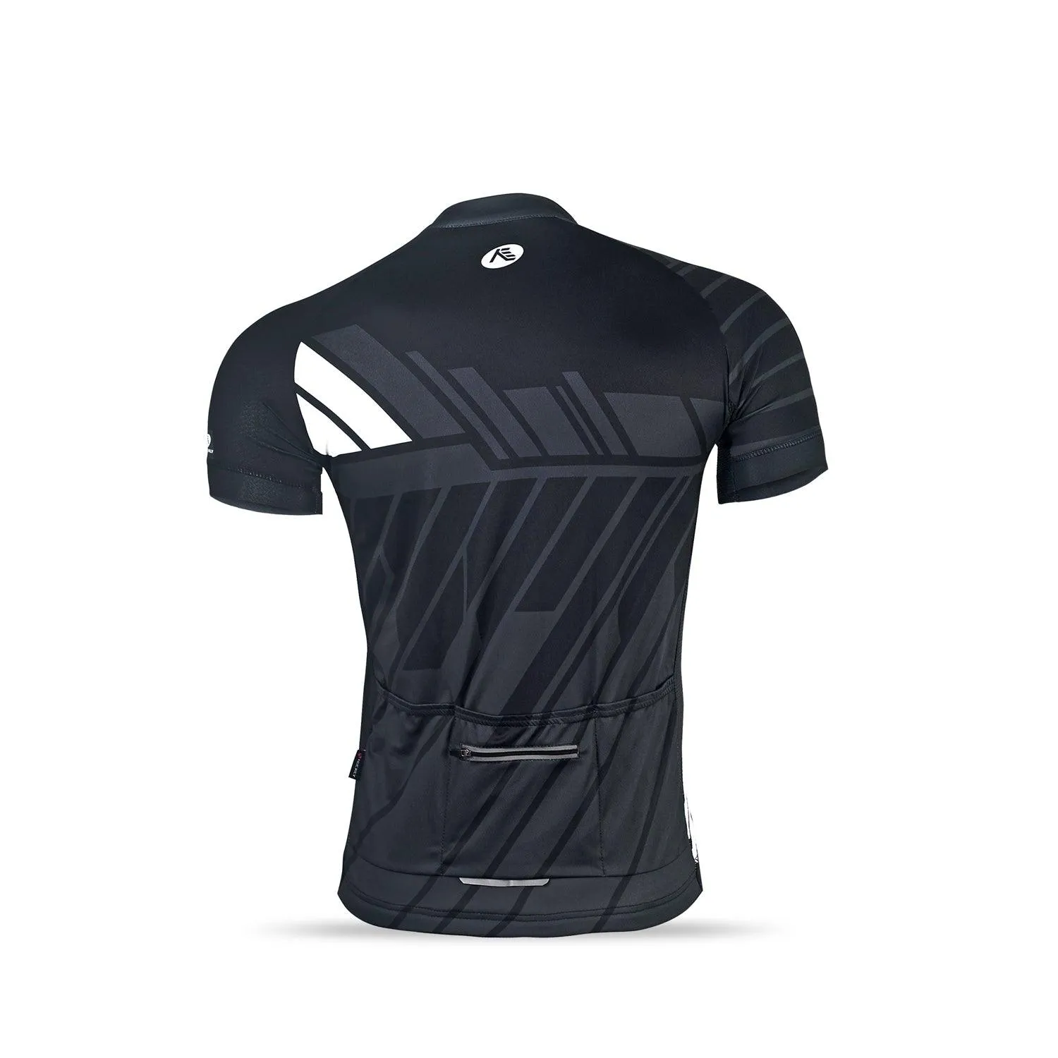 Nuckily MA022 Mens Cycling Jersey (Black)