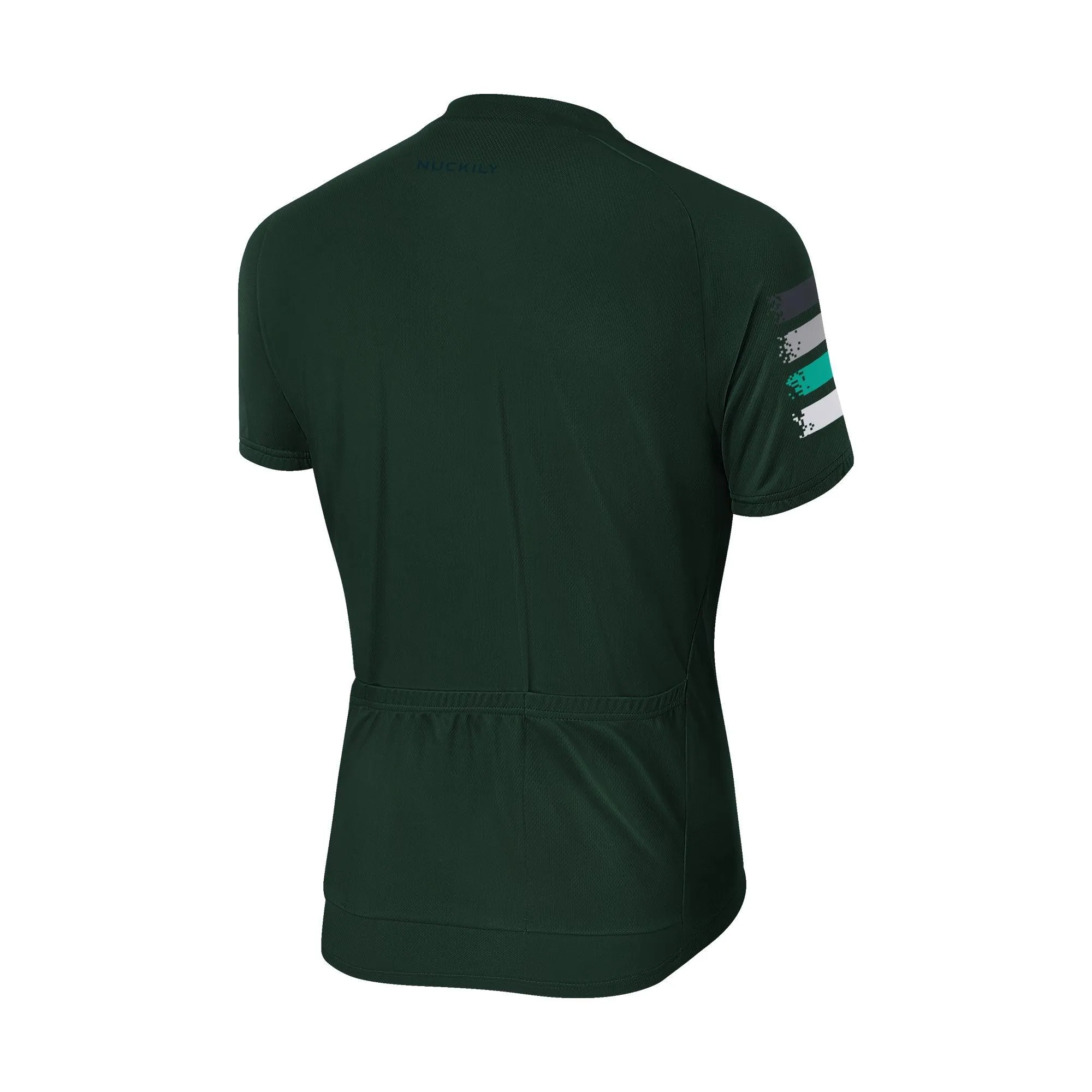Nuckily MA033 Men's Cycling Jersey (Dark Green)