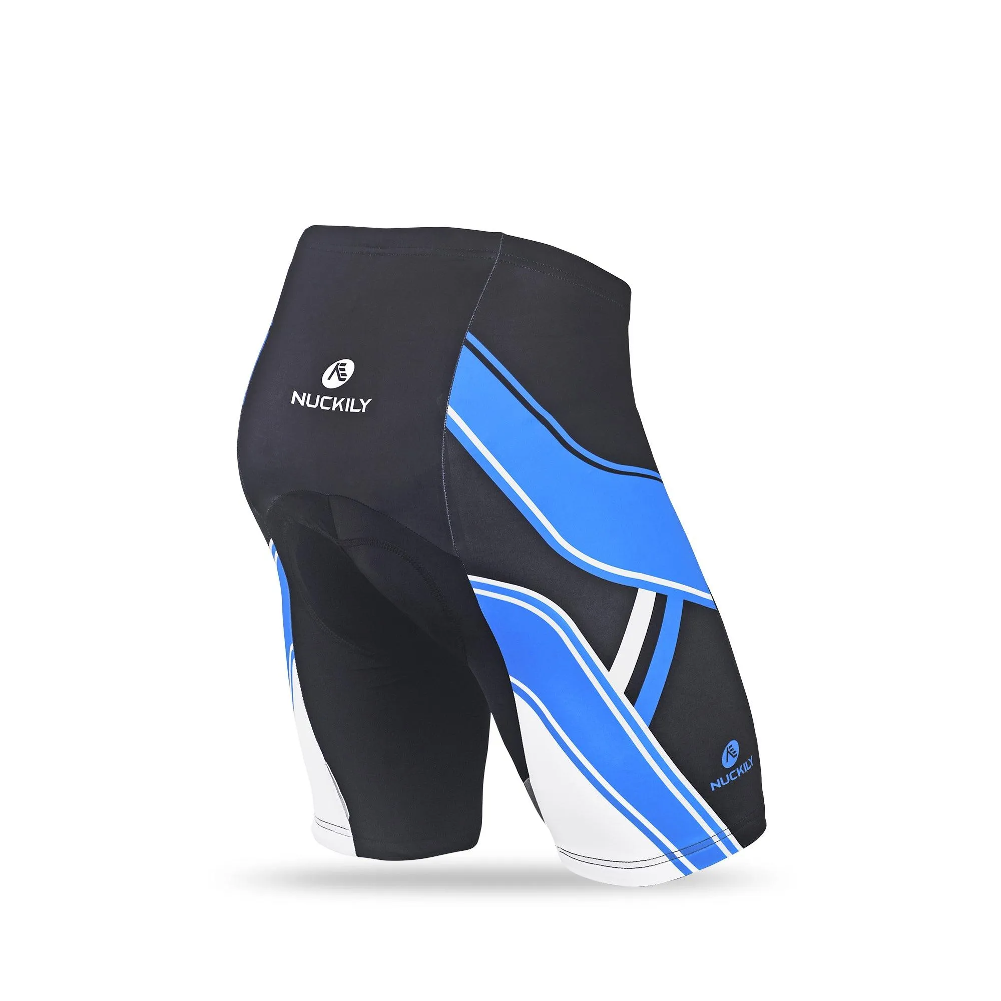 Nuckily MB025 Mens Cycling Shorts (Blue)