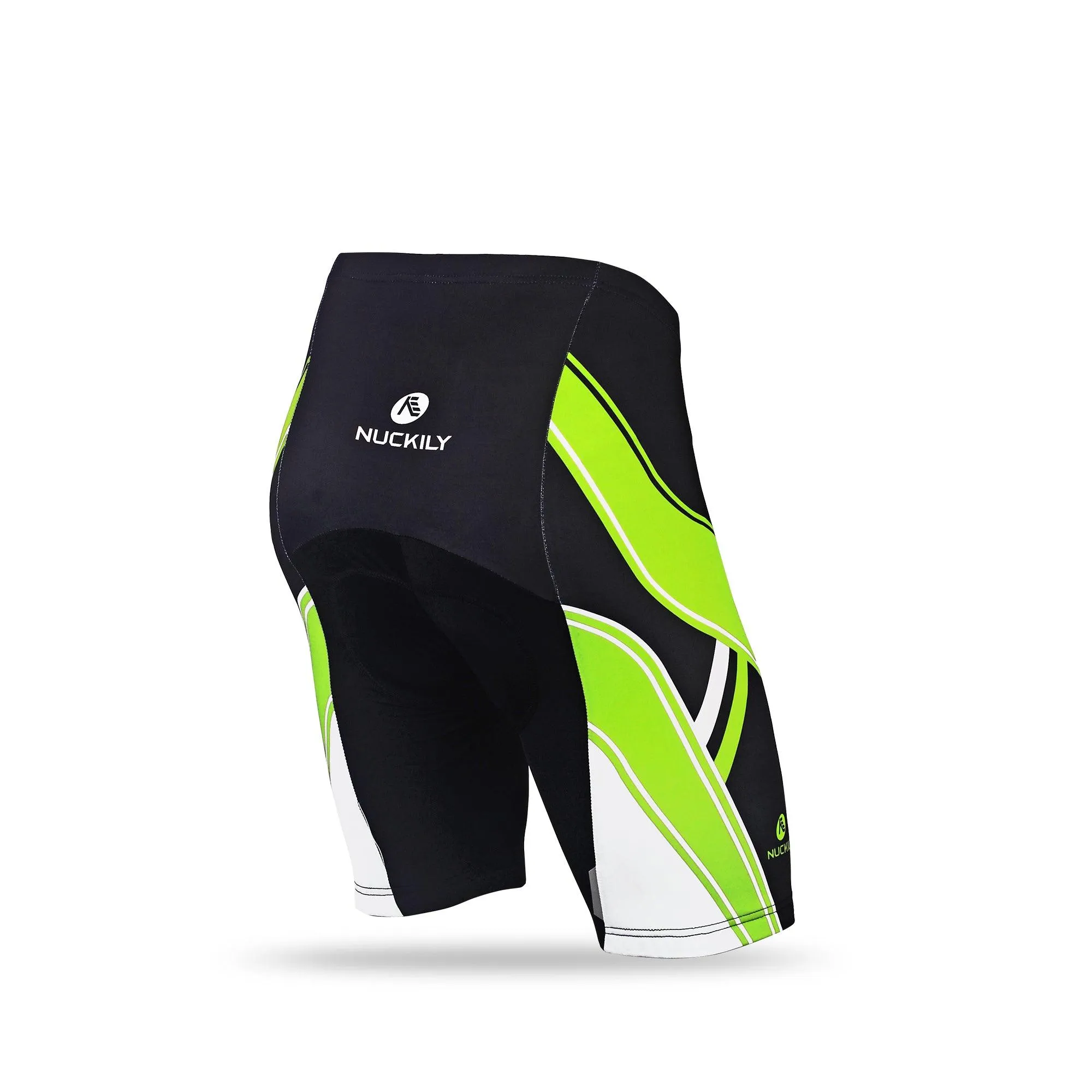 Nuckily MB025 Mens Cycling Shorts (Green)