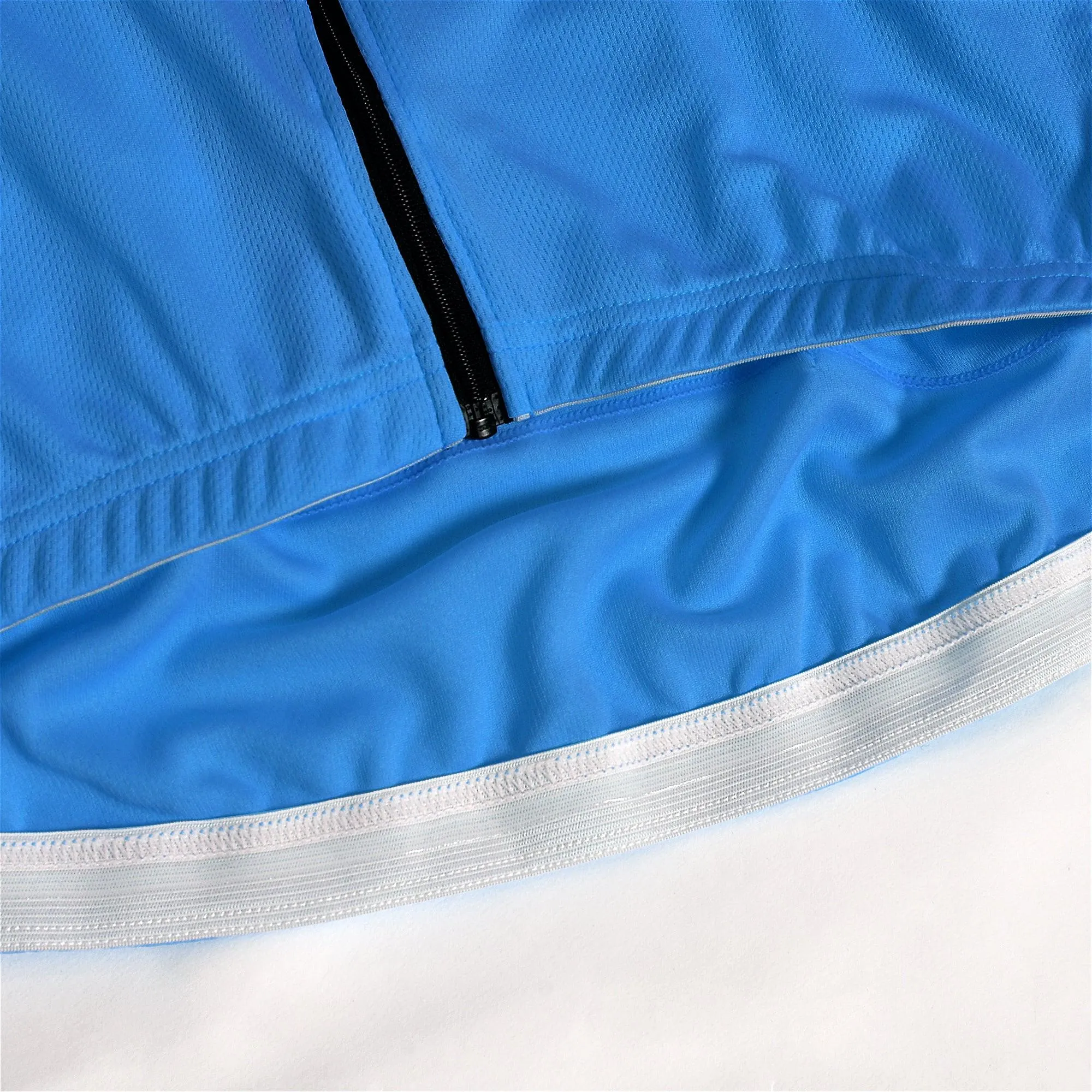 Nuckily MG043 Mens Cycling Jersey (Blue)