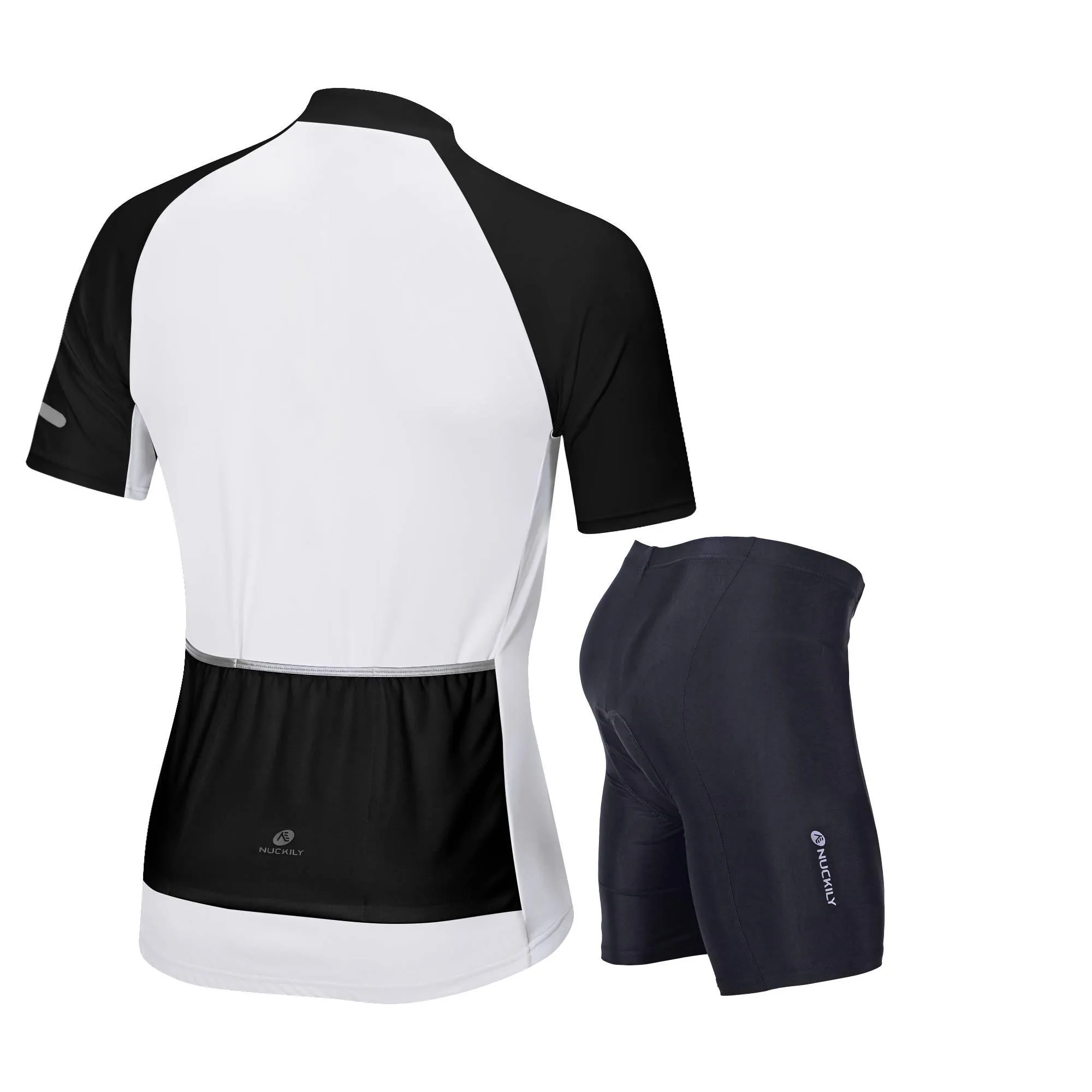 Nuckily MG043-NS355 Jersey And Shorts Set (Black)