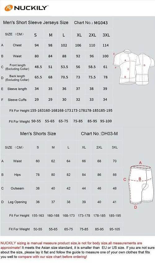 Nuckily MG043-NS355 Jersey And Shorts Set (Black)