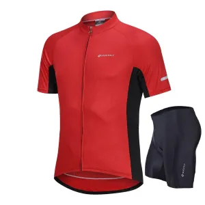 Nuckily MG043-NS355 Jersey And Shorts Set (Red)