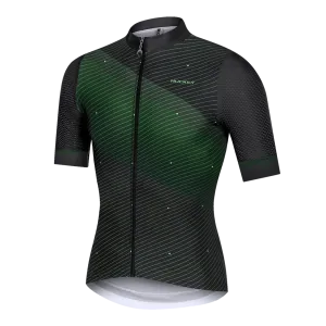 Nuckily MG045 SS Mens Cycling Jersey (Green)