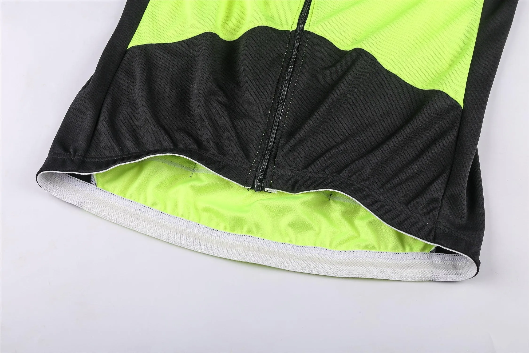 Nuckily MH023 Mens Cycling Jersey (Neon Green)