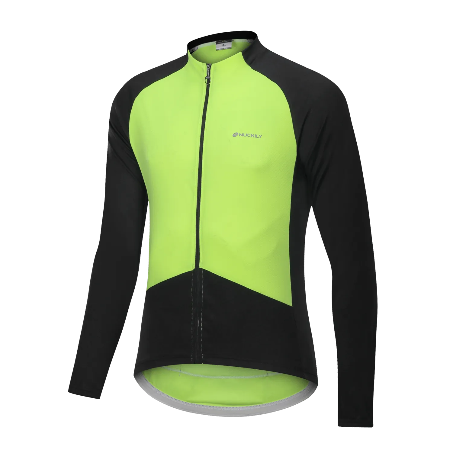 Nuckily MH023 Mens Cycling Jersey (Neon Green)