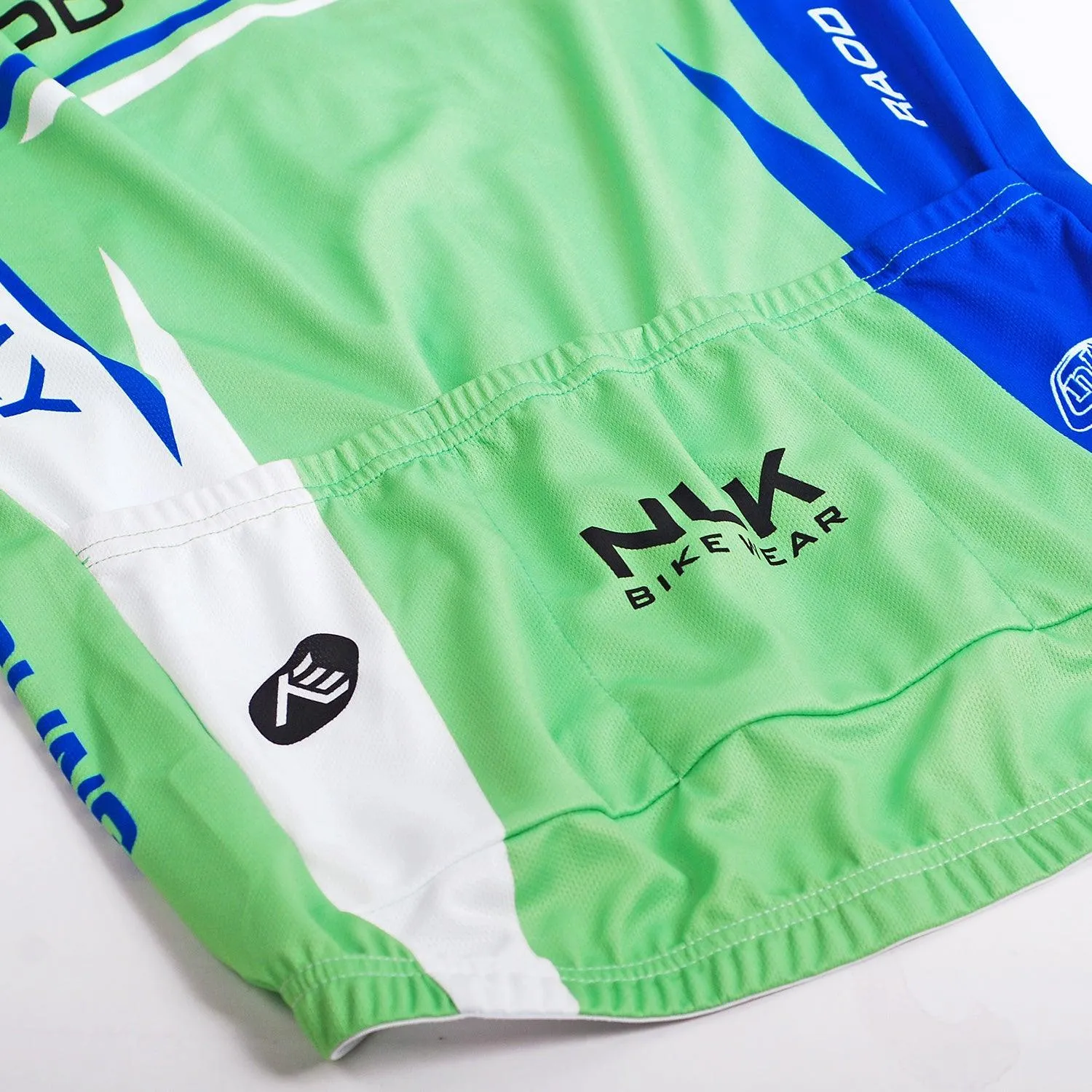 Nuckily Mycycology MA003-MB003 Jersey and Shorts (White/Blue/Green)