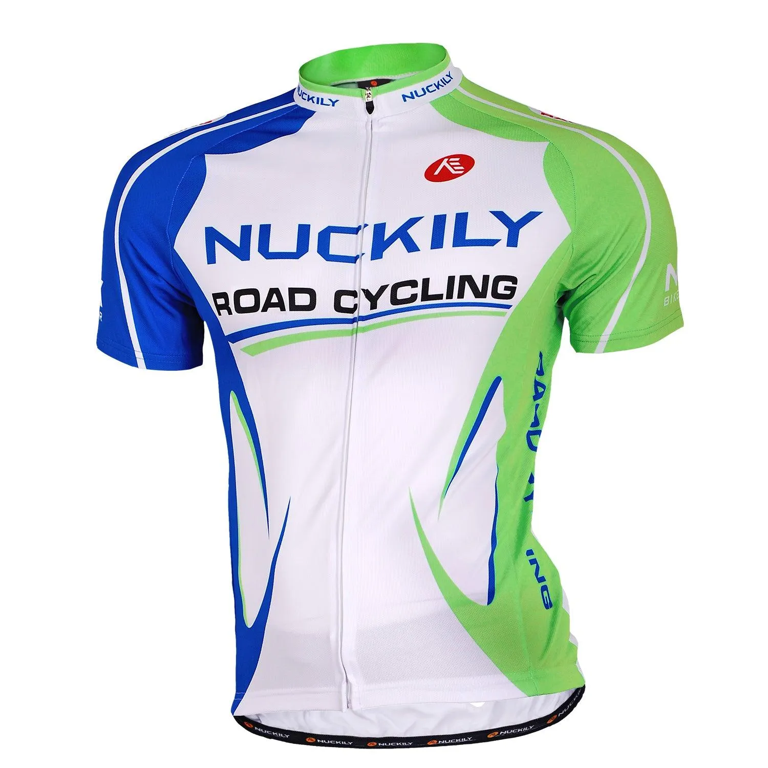 Nuckily Mycycology MA003-MB003 Jersey and Shorts (White/Blue/Green)