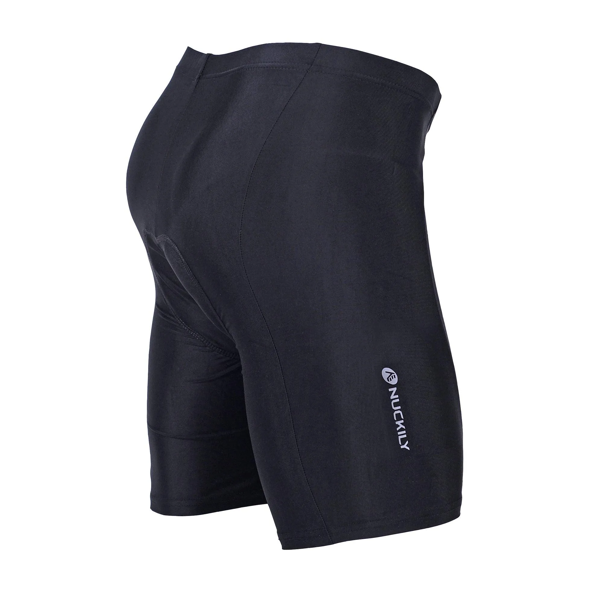 Nuckily NS355 Mens Cycling Shorts (Black)