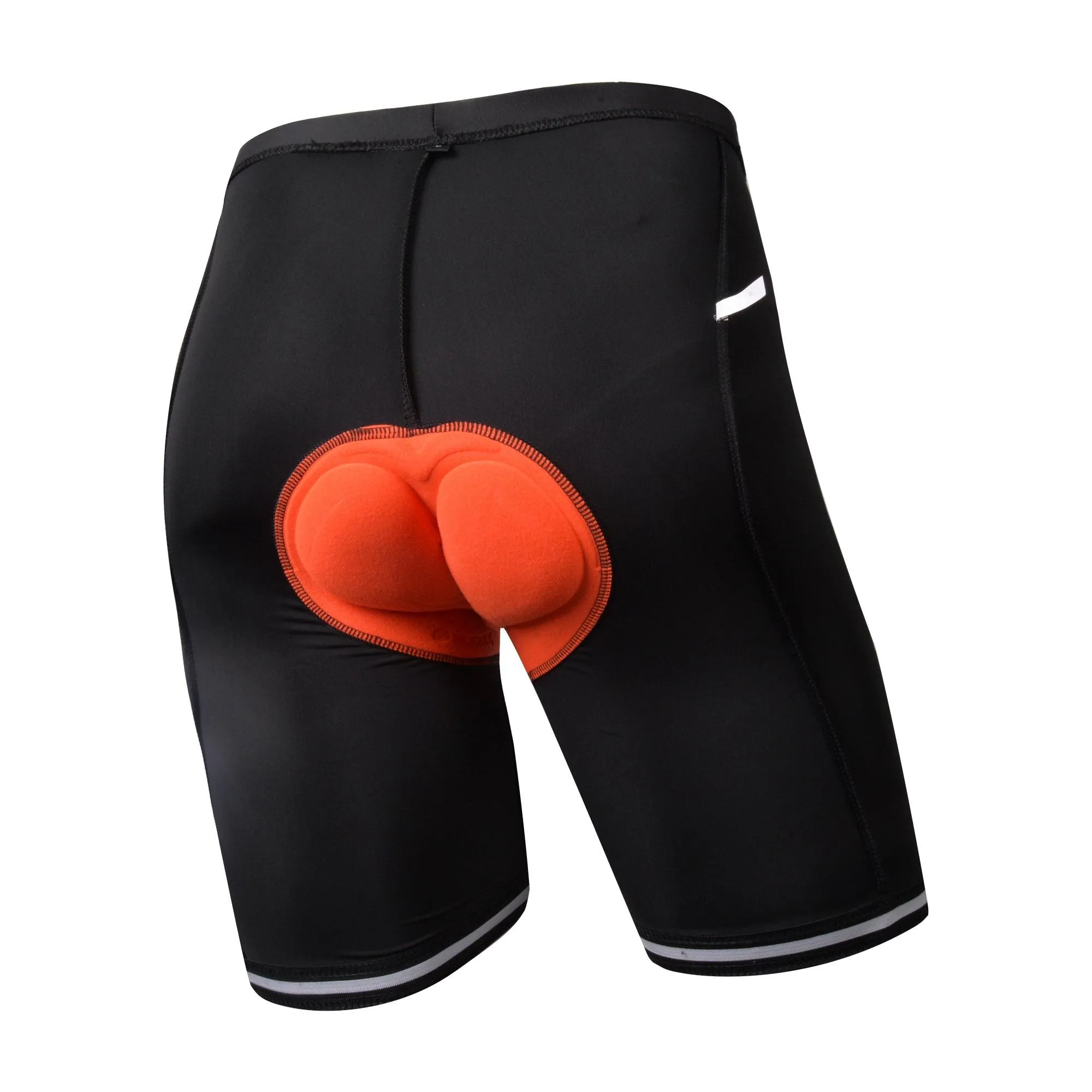 Nuckily NS355 Mens Cycling Shorts (Black)