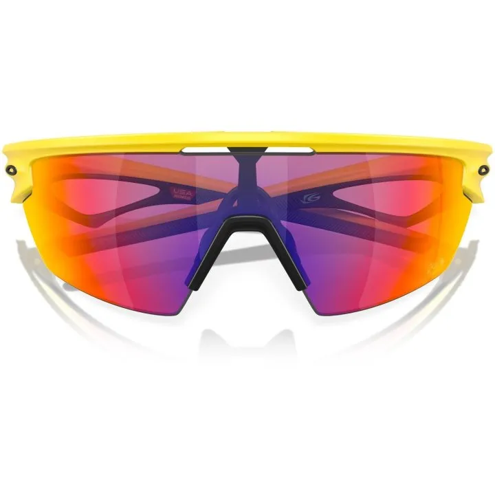 Oakley Sphaera Sport Sunglasses (Prizm Road/Matte Yellow)