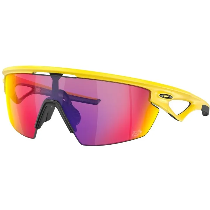 Oakley Sphaera Sport Sunglasses (Prizm Road/Matte Yellow)