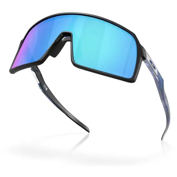 Oakley Sutro Fathom Collection Sport Sunglasses (Prizm Sapphire/Matte Black)