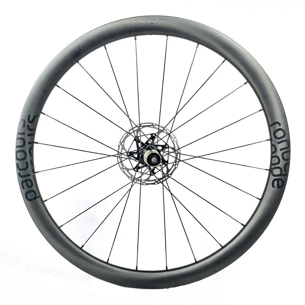 Parcours Ronde All Road Carbon Tubeless Ready Disc Brake Wheel - Shimano/Sram (Black)